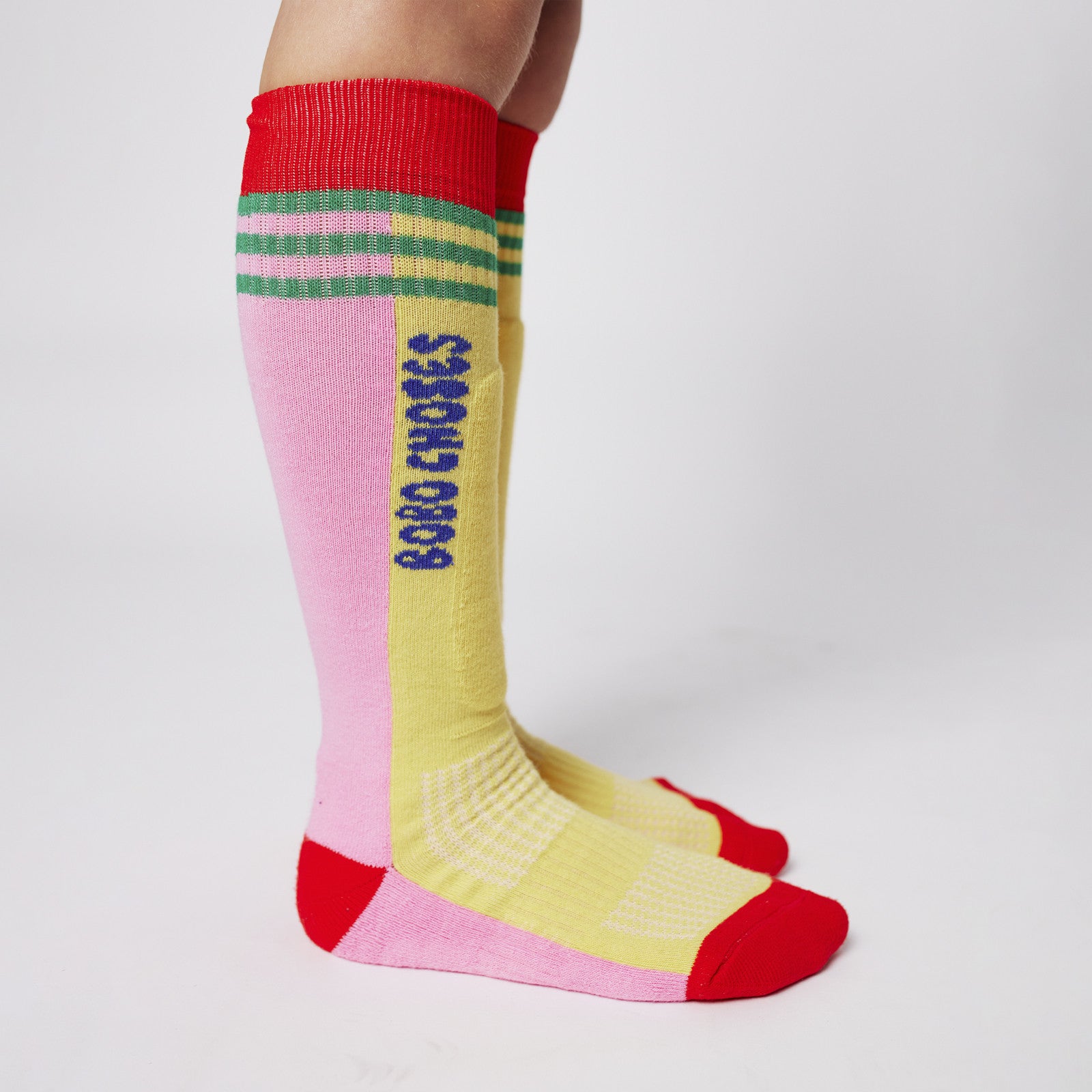 Bobo Choses Long Ski Socks Fuchsia