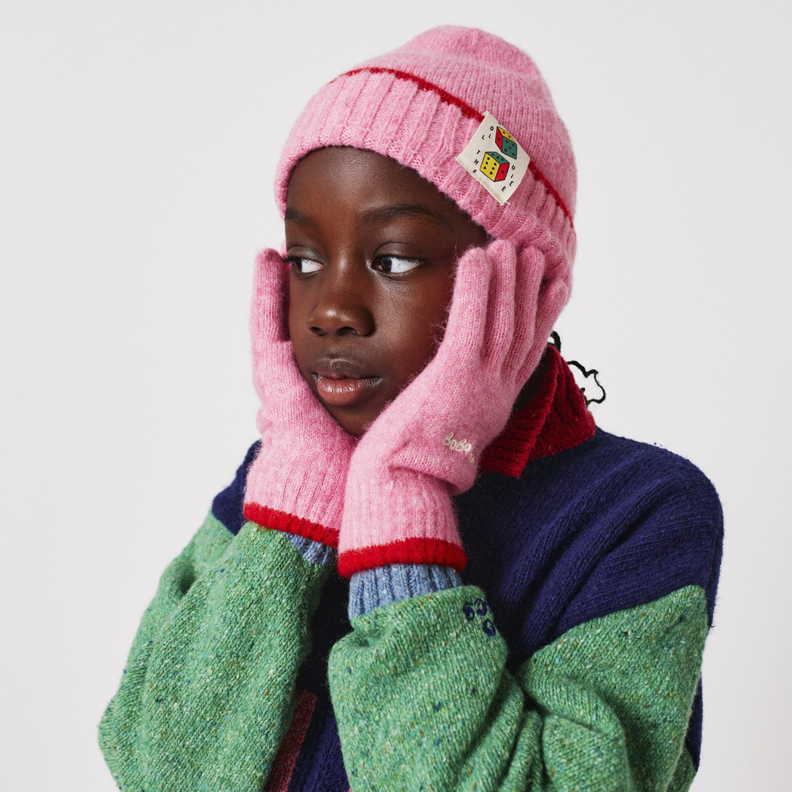 Bobo Choses Gloves Pink