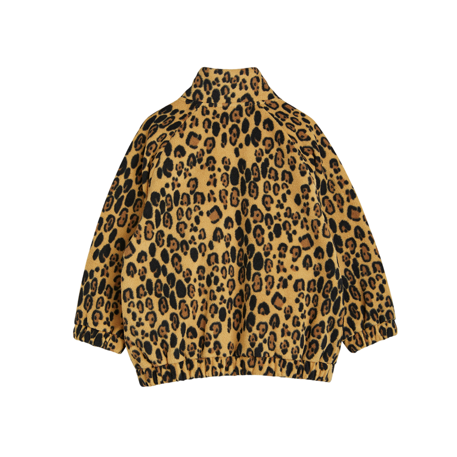 Veste polaire léopard beige