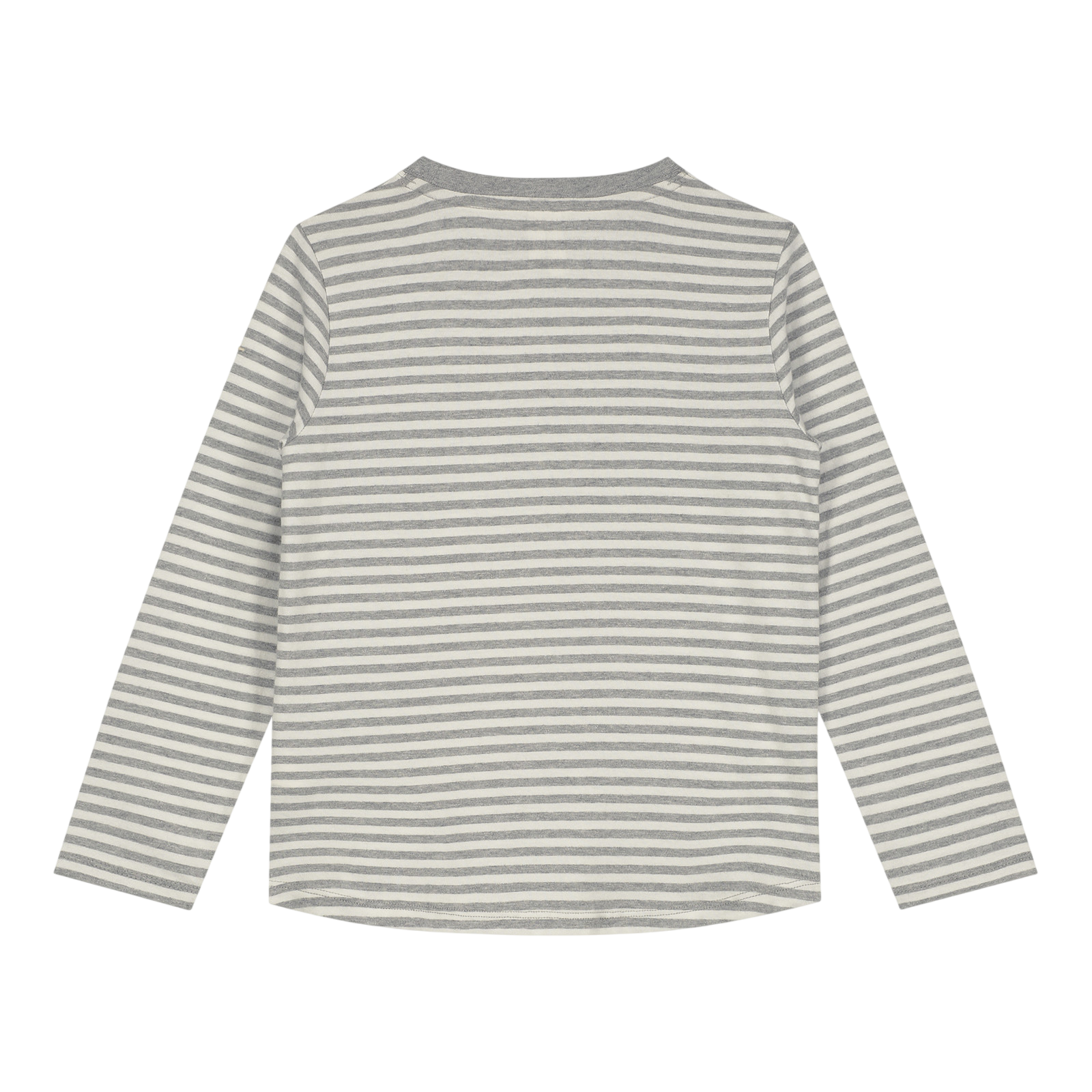 Langarmshirt New Fit Grey Melange Cream