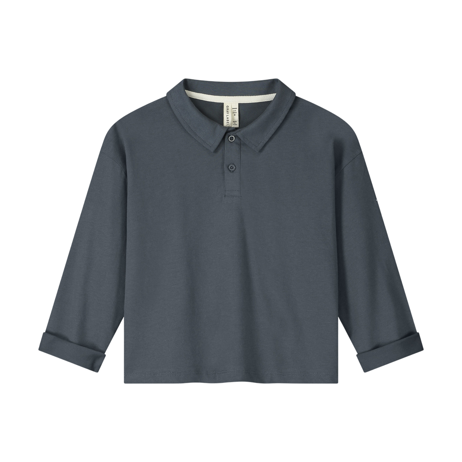 Poloshirt Blue Grey