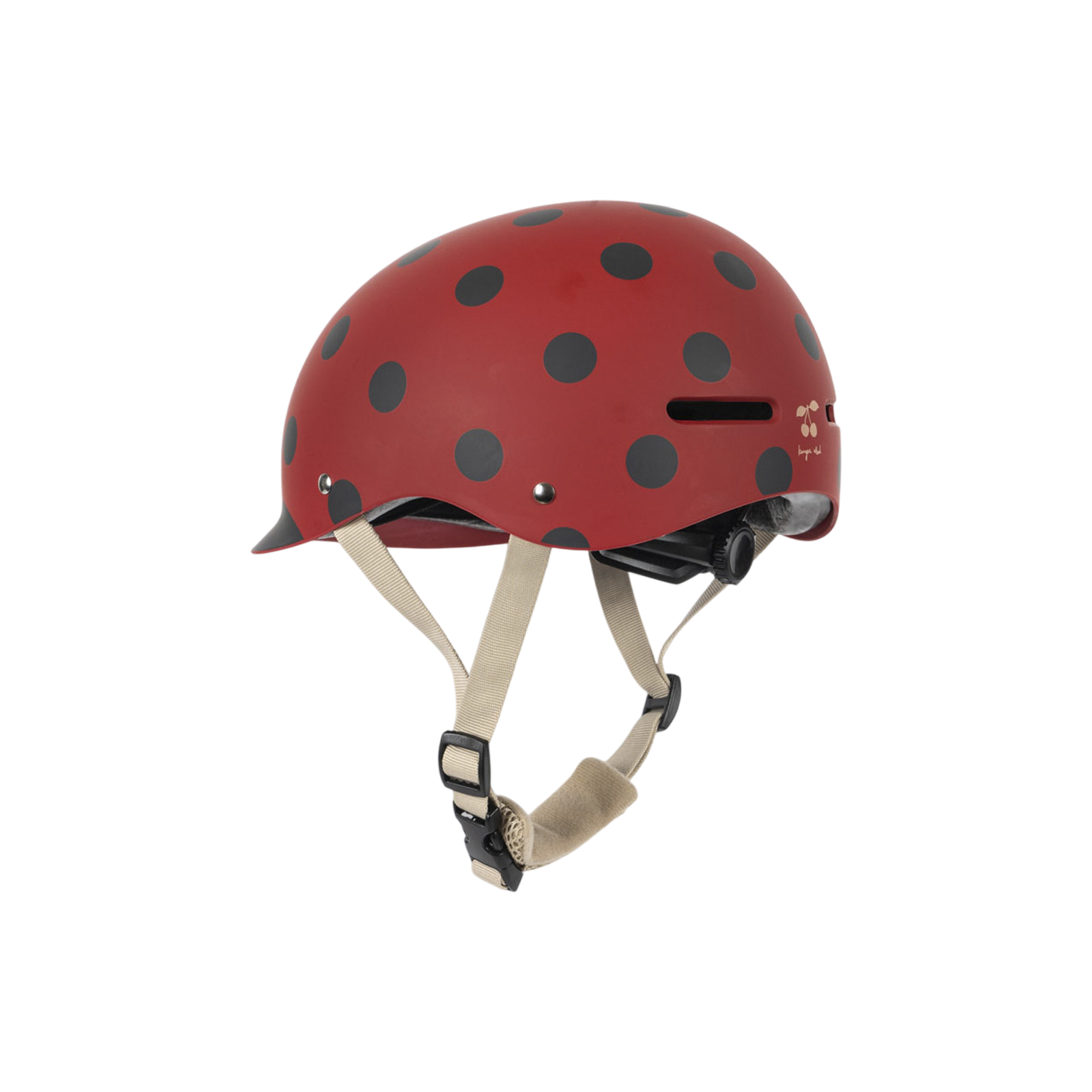 Ladybug bike helmet