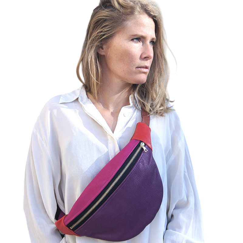 Banana Bag Colorblock rose