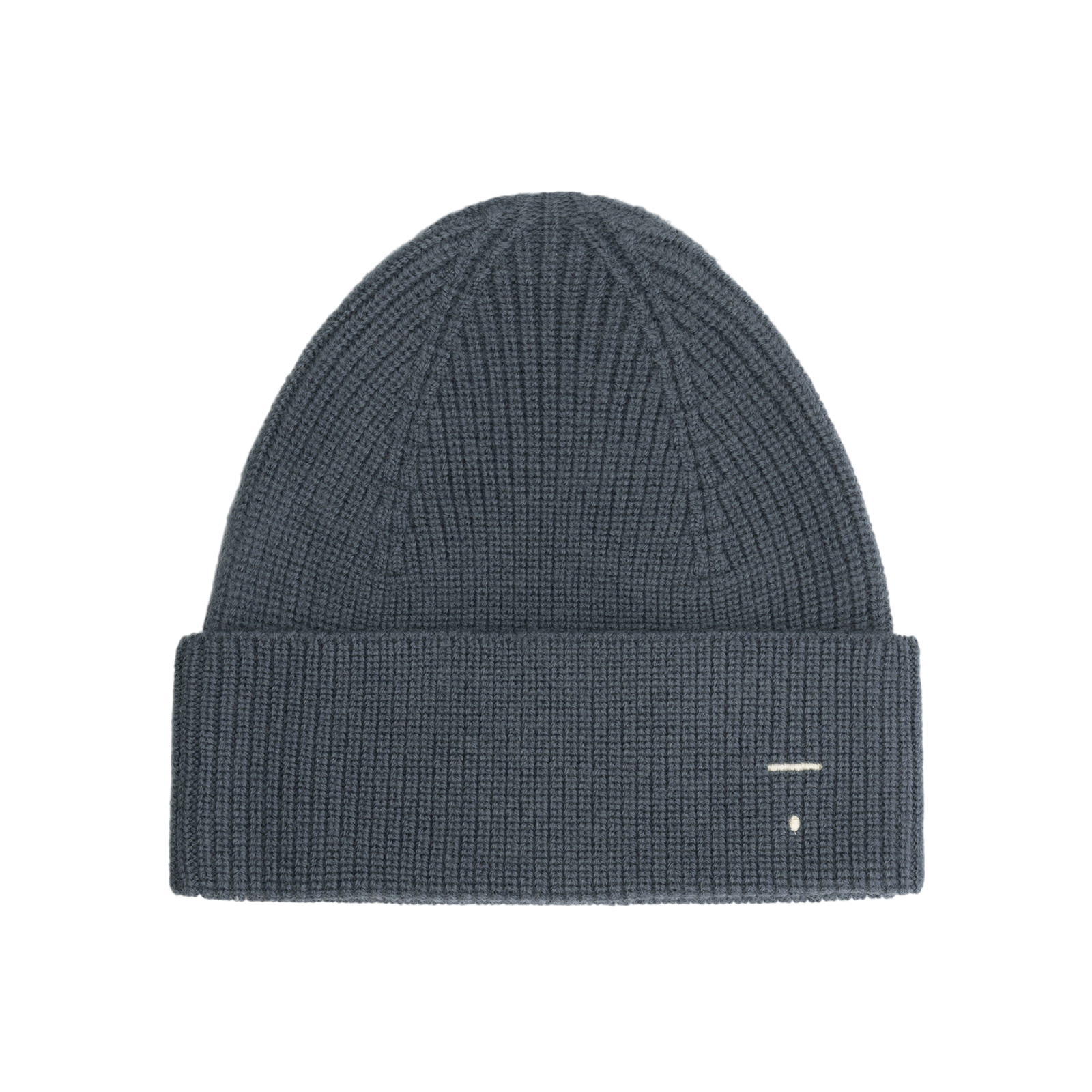 Mütze Merinowolle Blue Grey