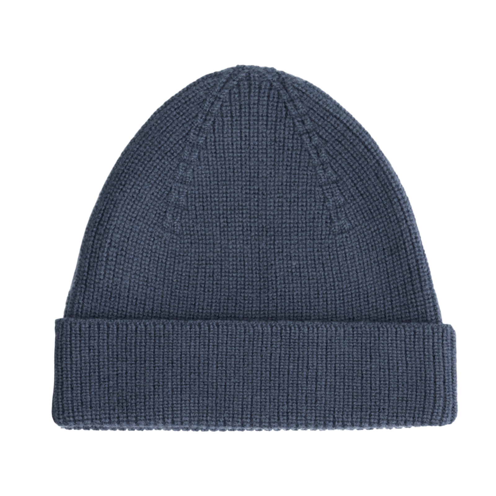 Mütze Merinowolle Blue Grey