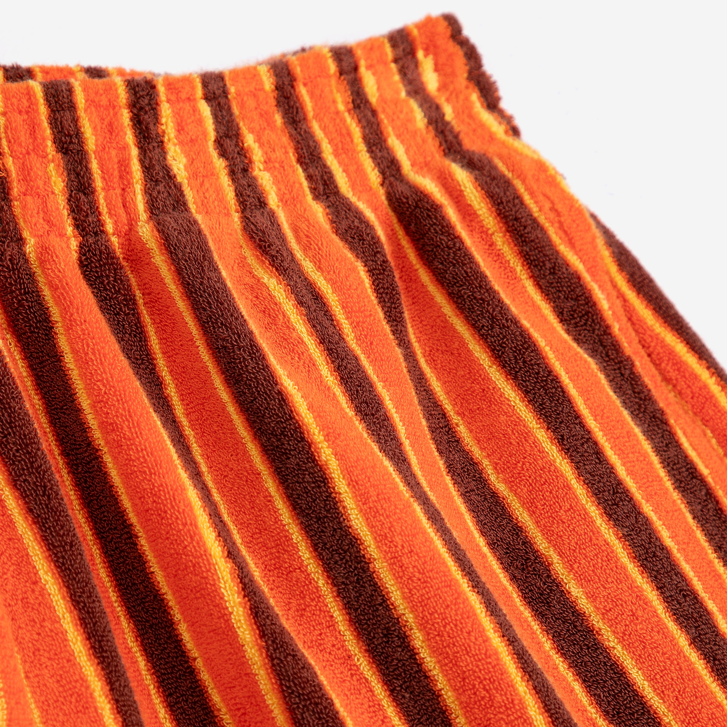 Adult Shorts Striped Terry Multicolor