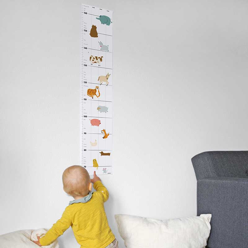 Hoch hinaus I Tiere Wandmesslatte