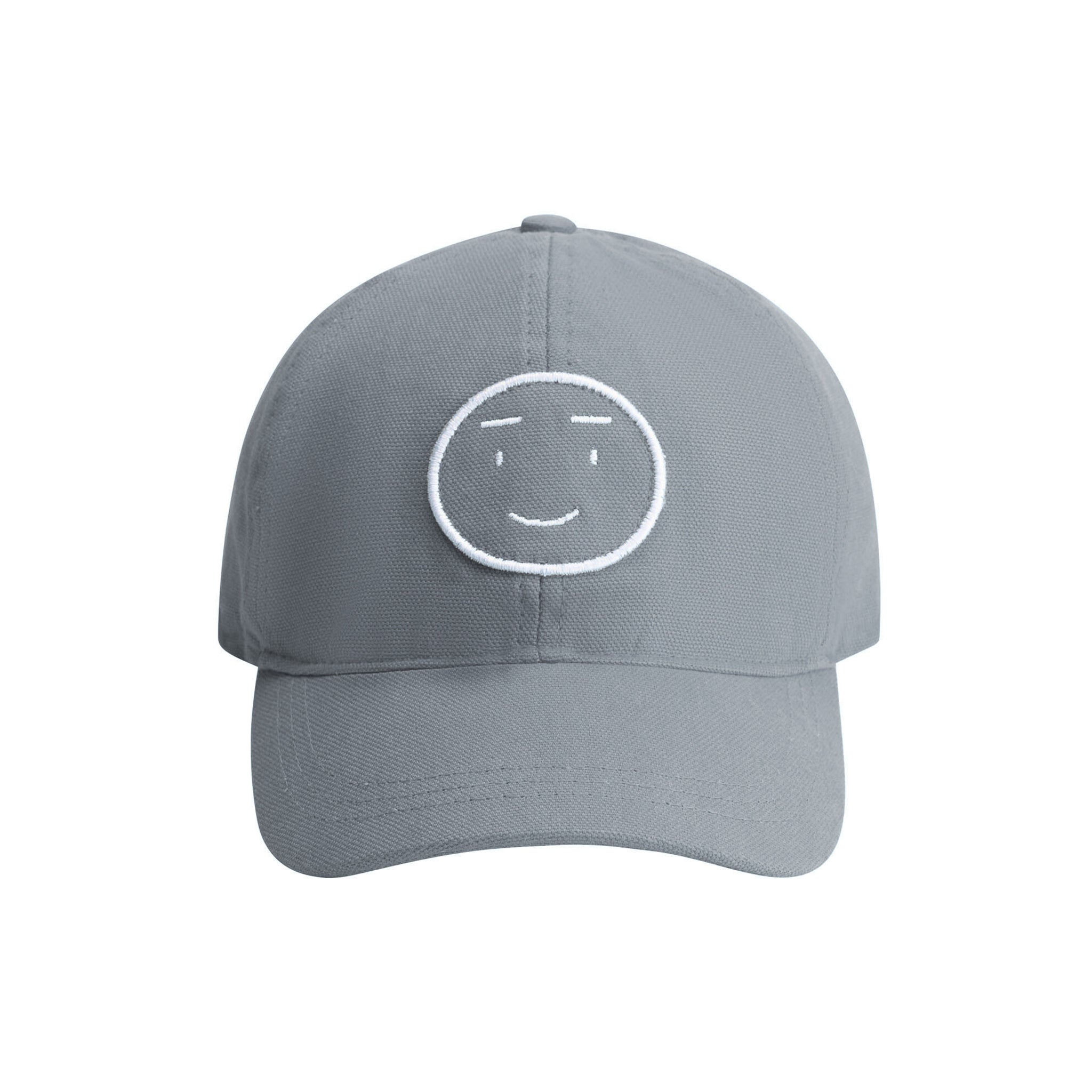 Cap Baseball GOTS Stone Grey