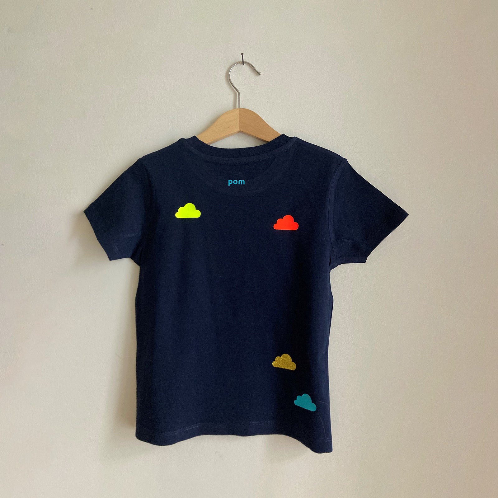 T-Shirt Clouds Navy