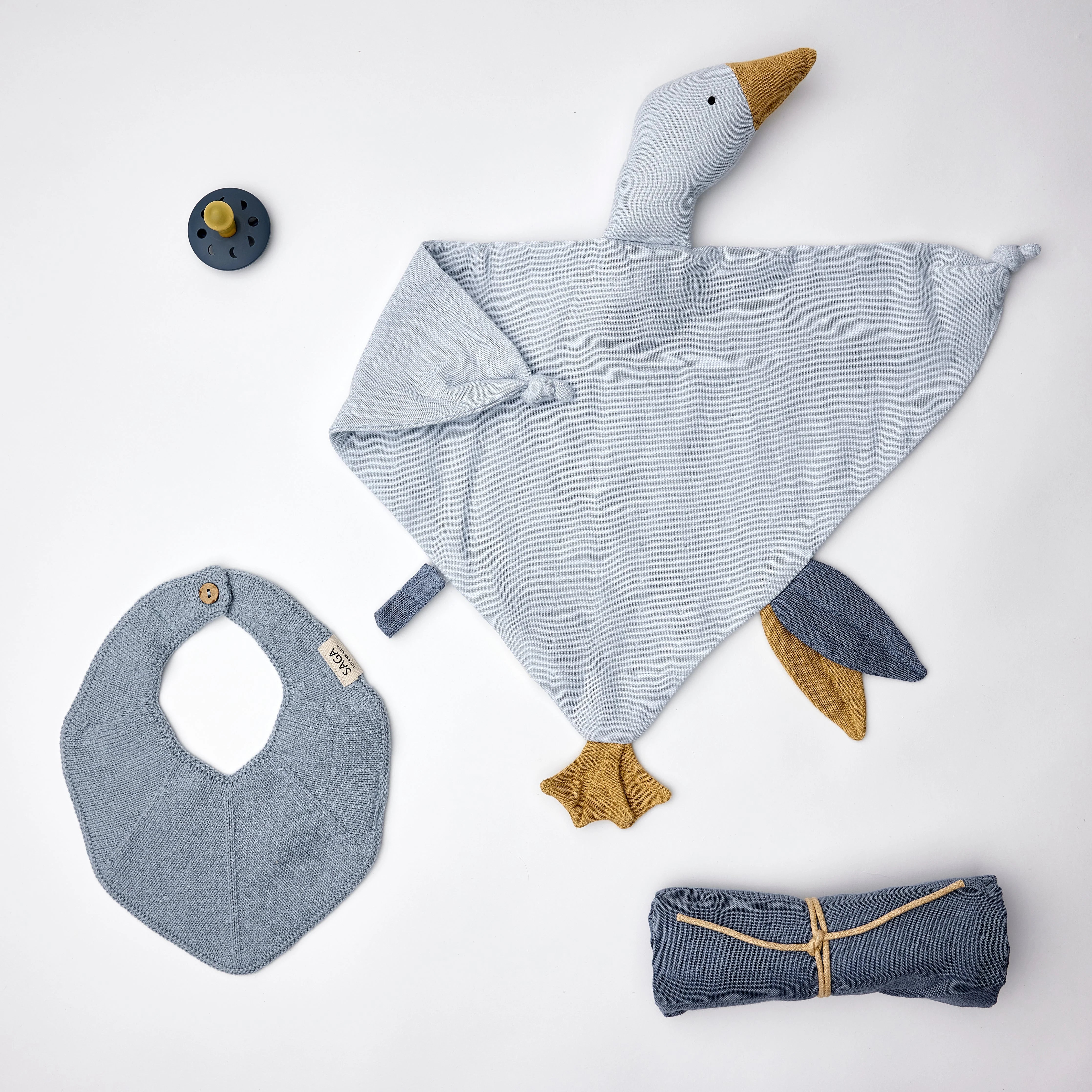 Baby Geburtsgeschenkset Shades Of Crystal Blue