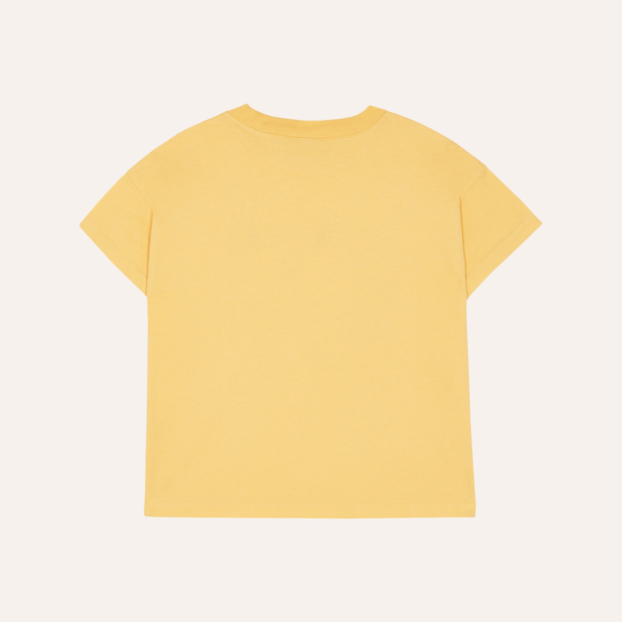 T-Shirt Face on the Phone Yellow