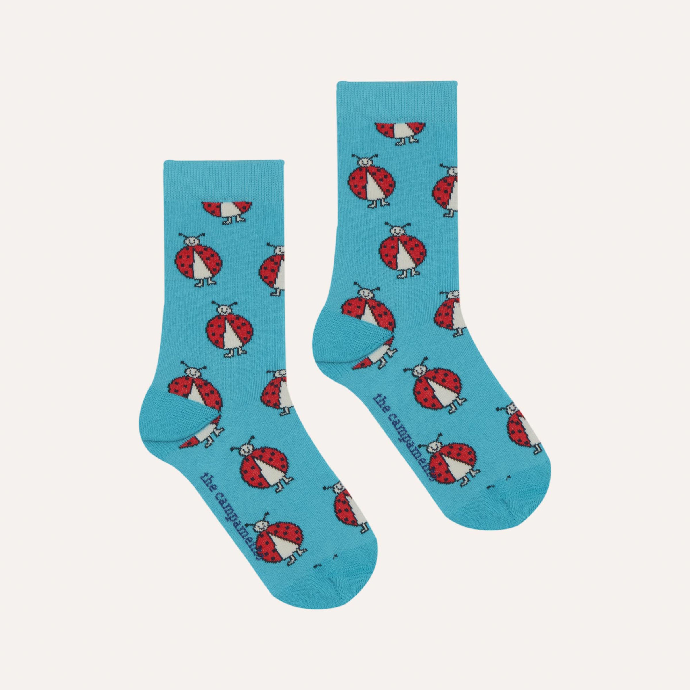 Socken Ladybug Allover Blue