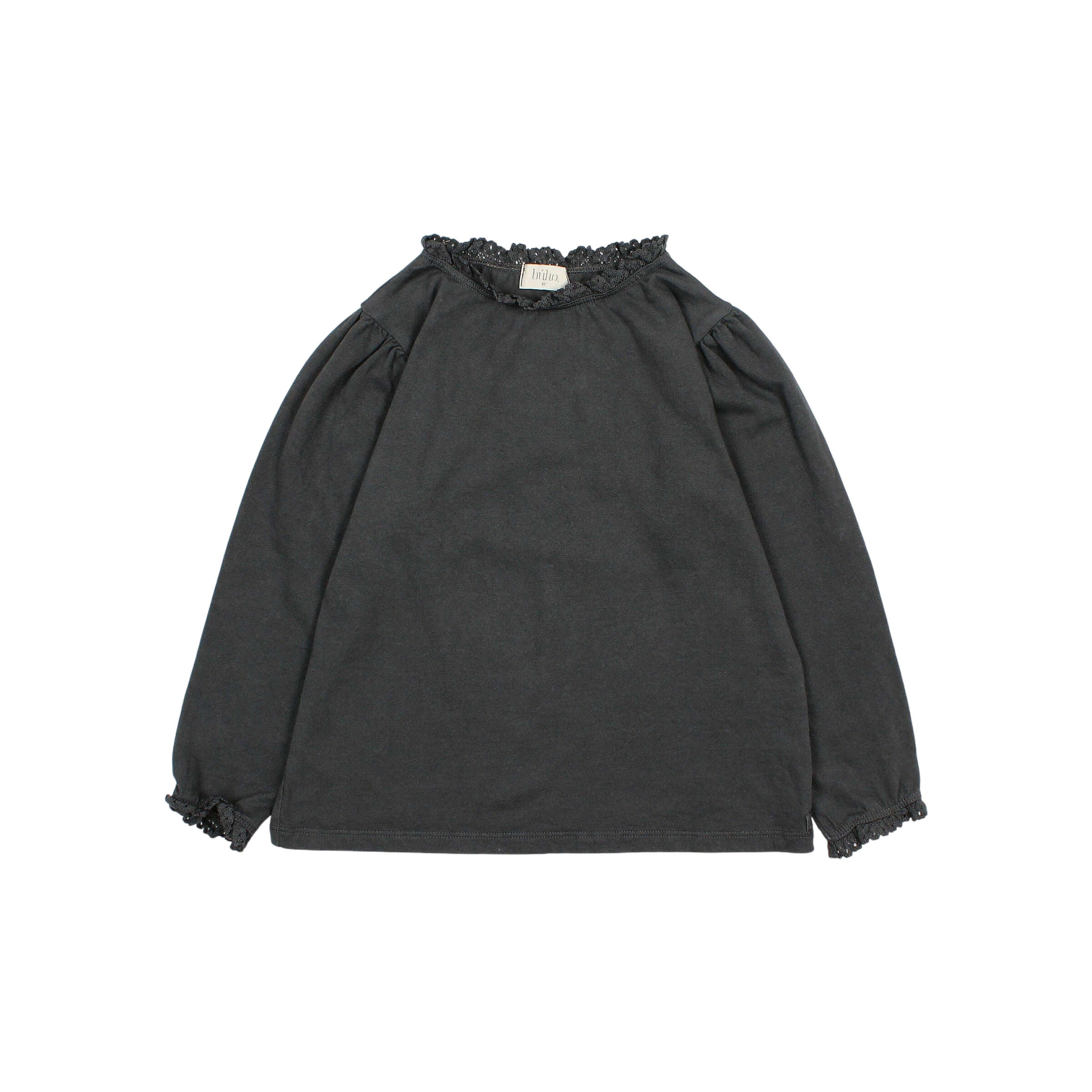 Long-sleeved shirt Lace Anthracite