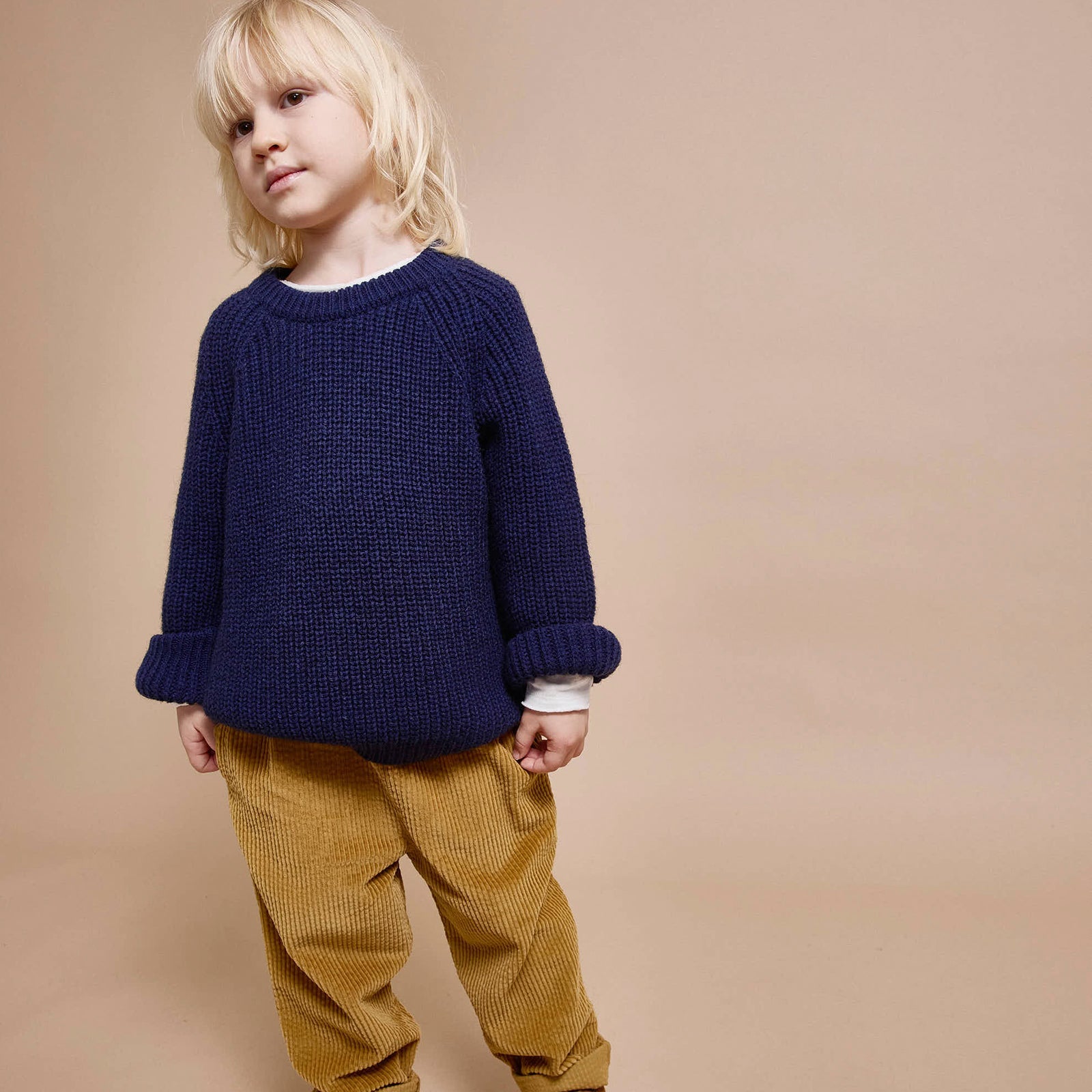 Knitted sweater Soft Navy