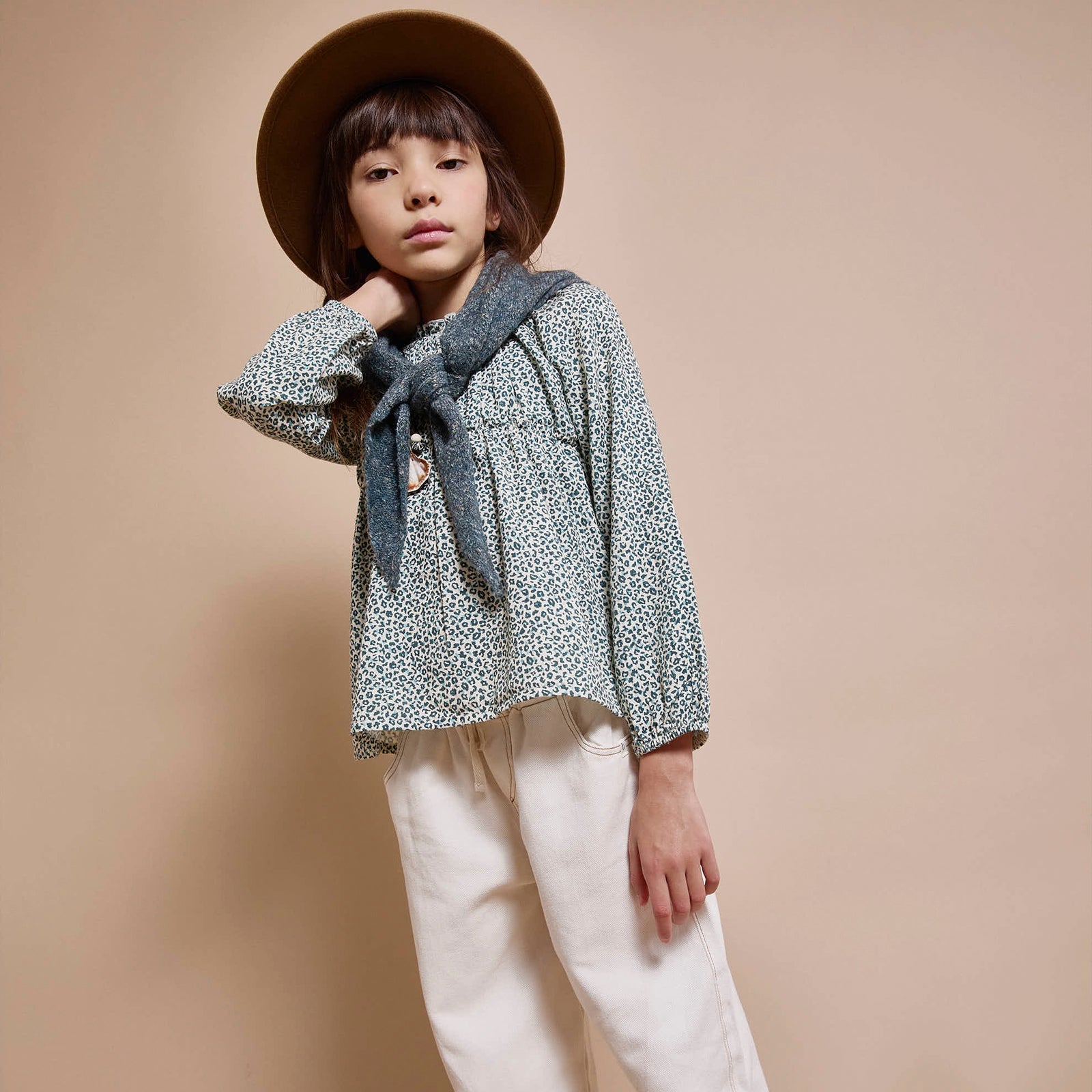 Blouse Speckle Alpine Green