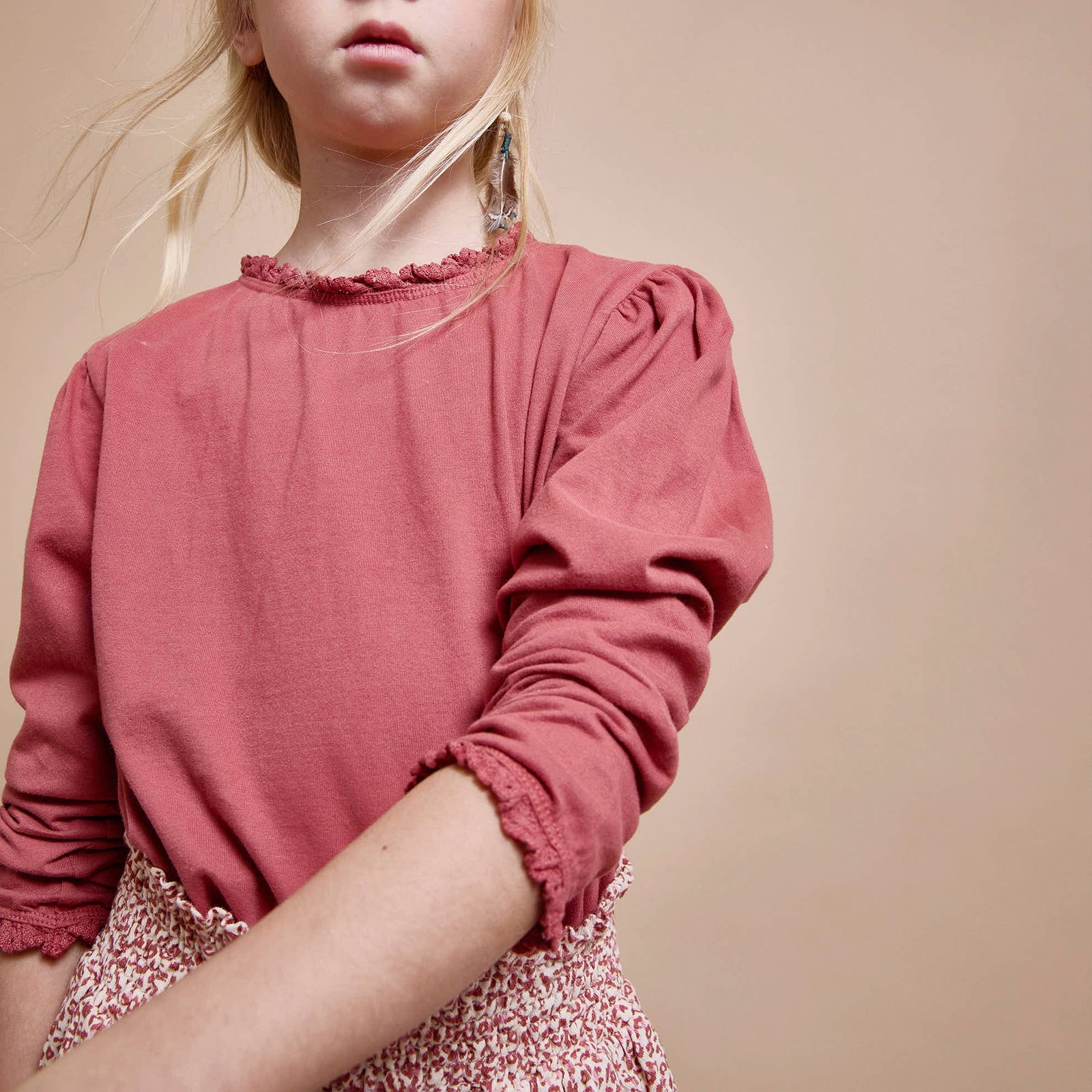 Jupe Speckle Bourgogne