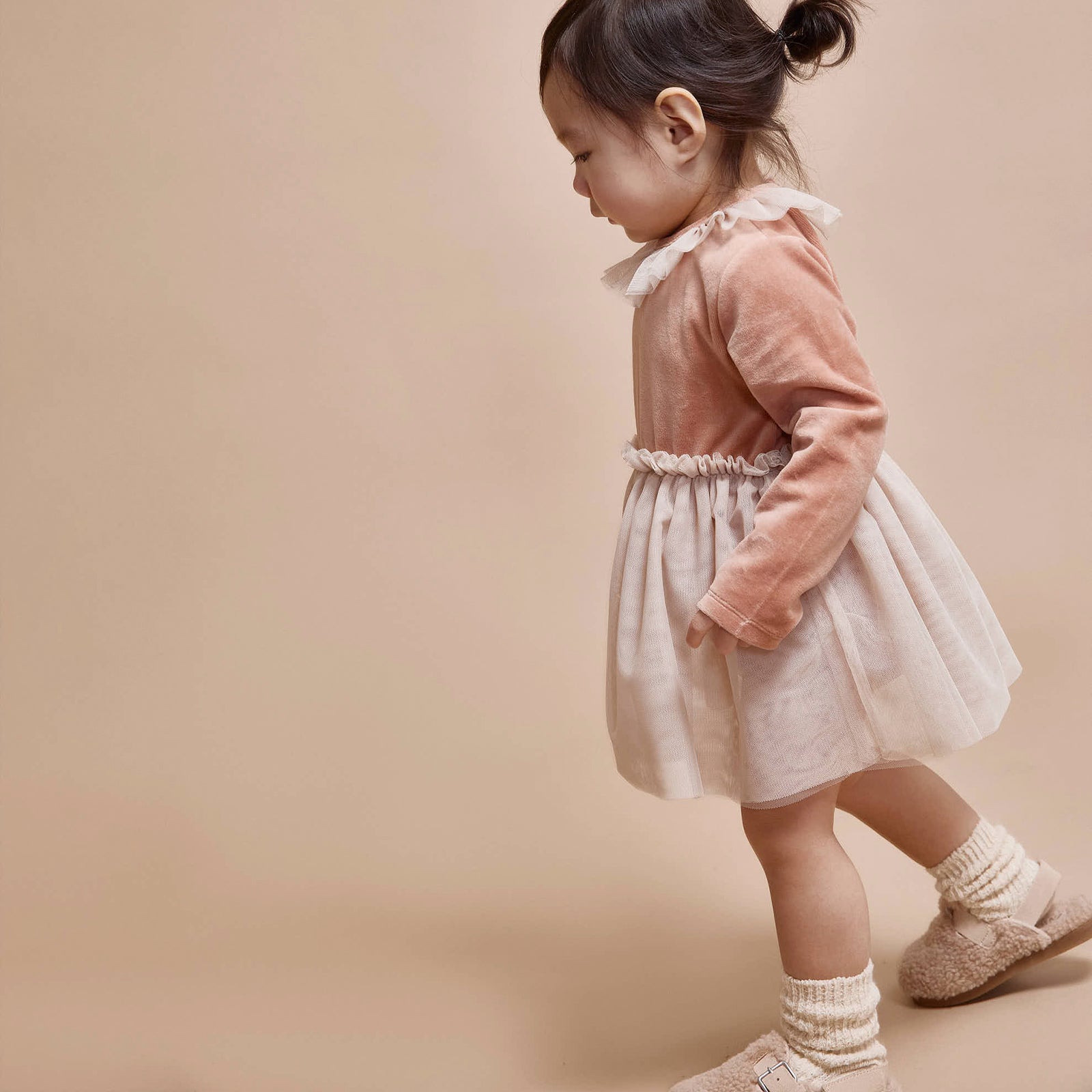 Baby ballet dress Combi Rose