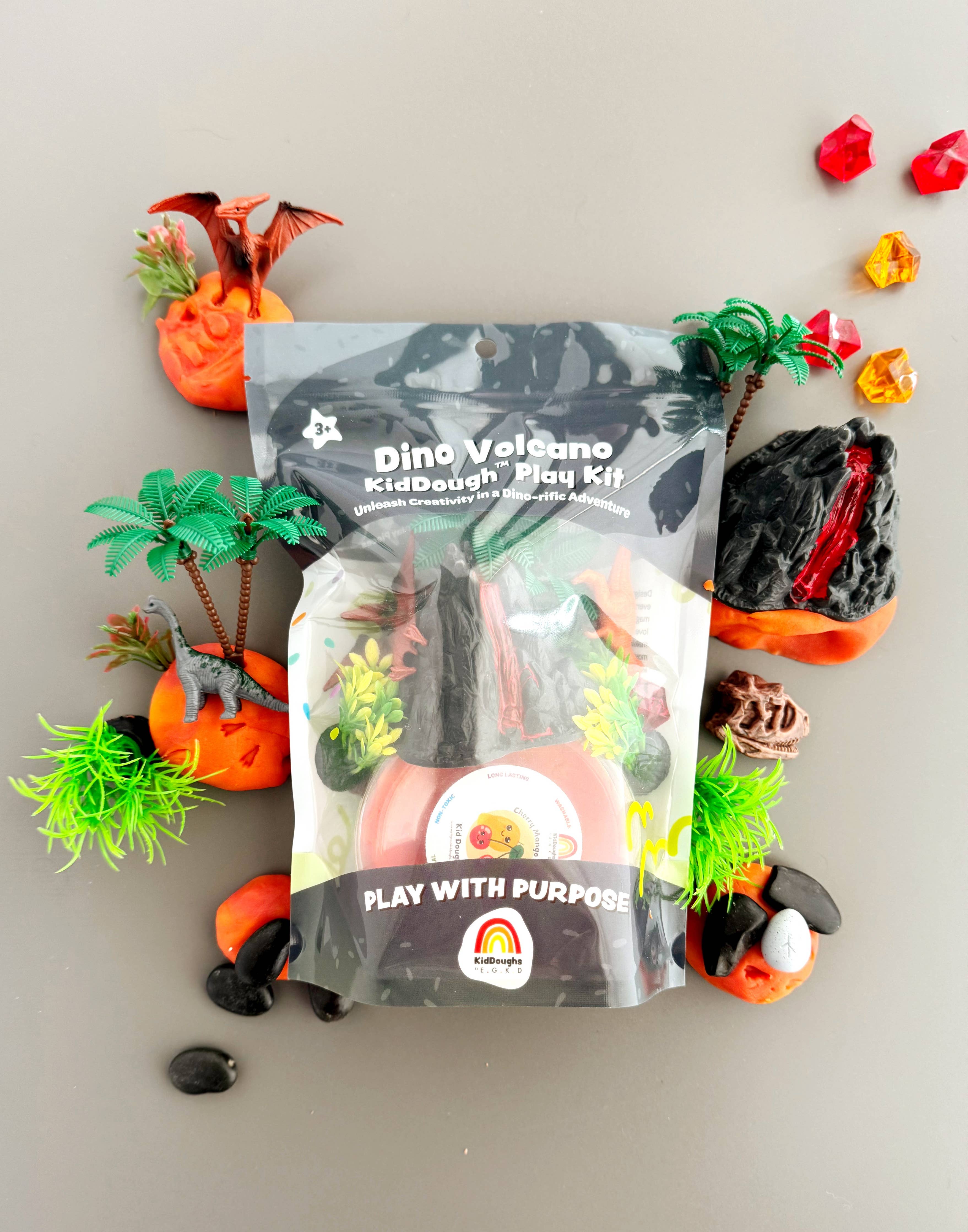 Knete Set Dino Vulkan