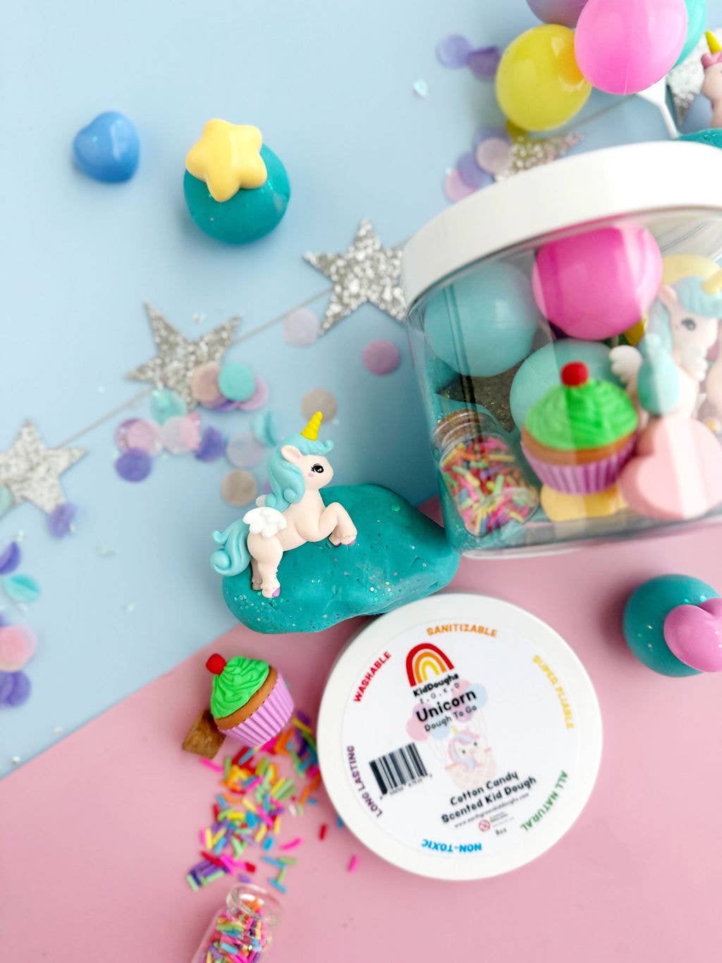 Set de pâte à modeler Licorne Party à emporter
