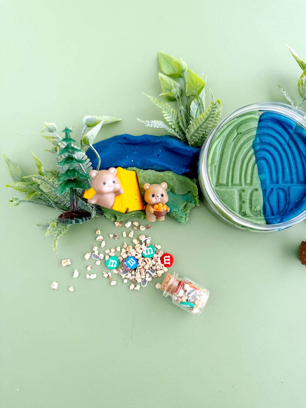 Set de pâte à modeler Camping