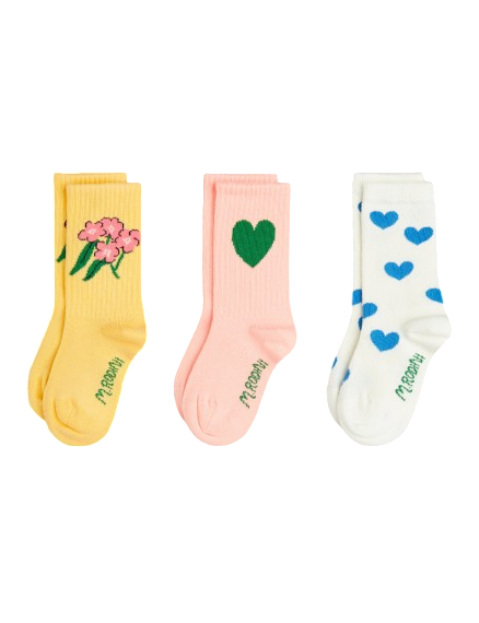 Socken 3er-Set Alpine Flowers Multi