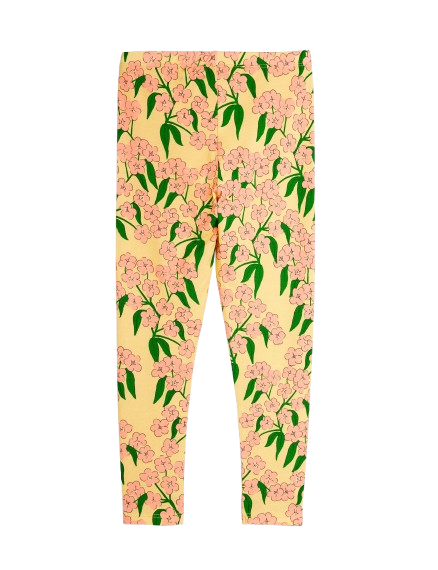 Leggings Alpine Flowers Yellow