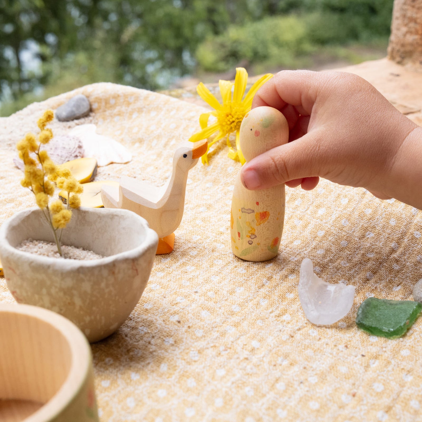 Set de figurines en bois Hello Summer Grapat x Ostheimer