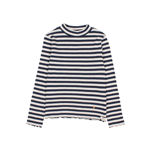 T-shirt à manches longues Fancy Stripes Navy