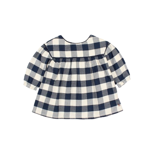 Baby Kleid Gingham Navy