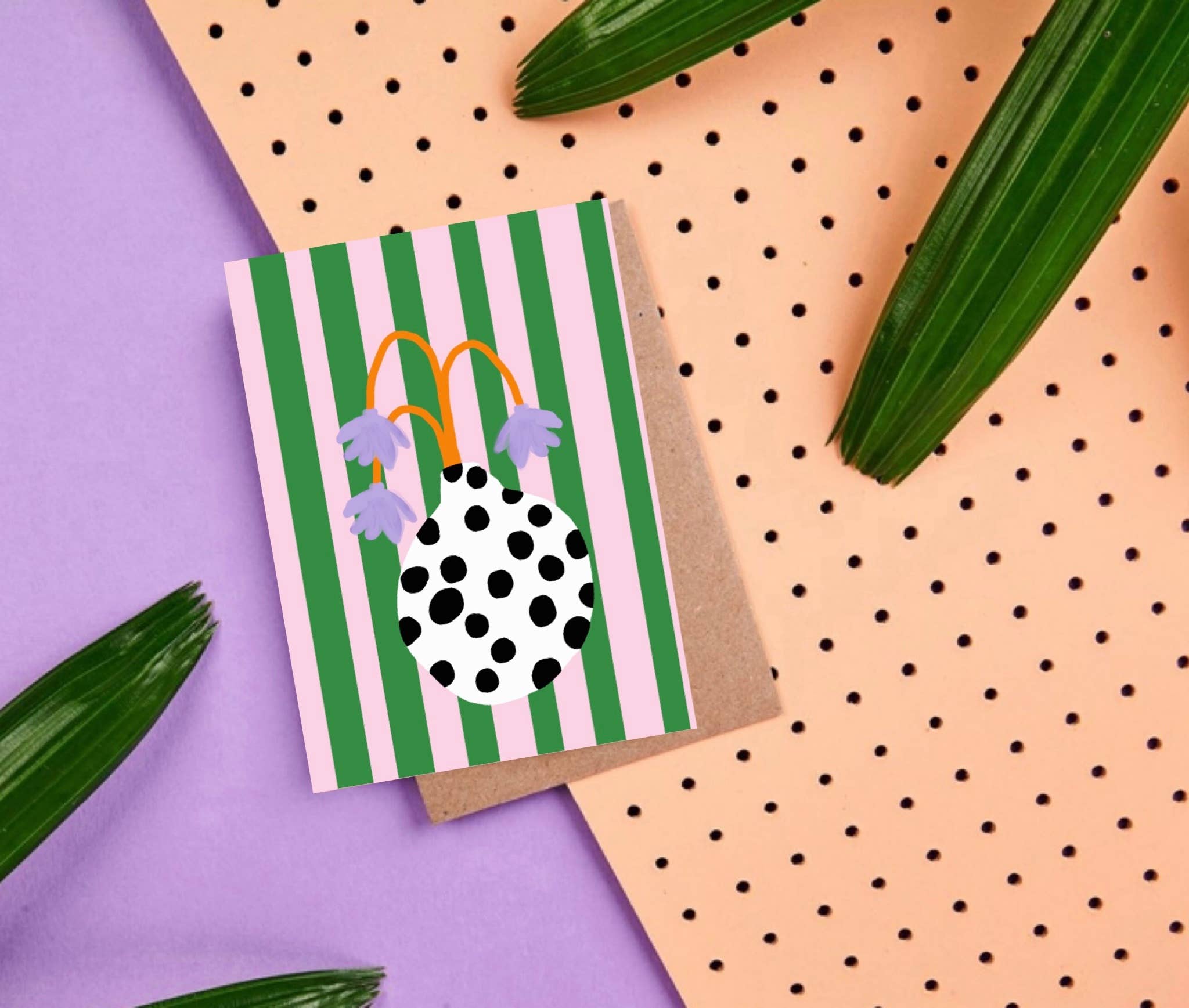 Postkarte Vasen Liebe