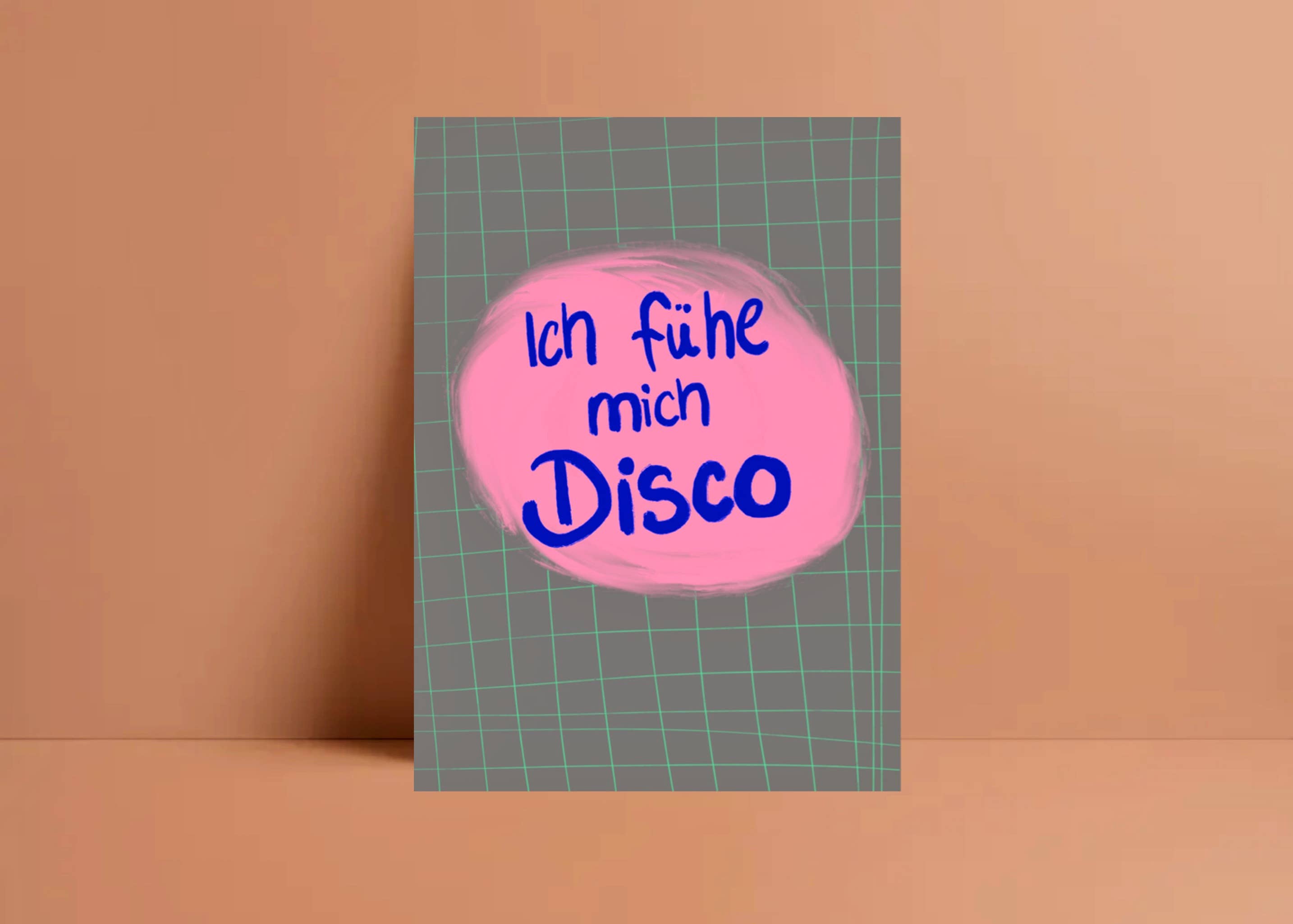 Postkarte *Ich fühl mich Disco*
