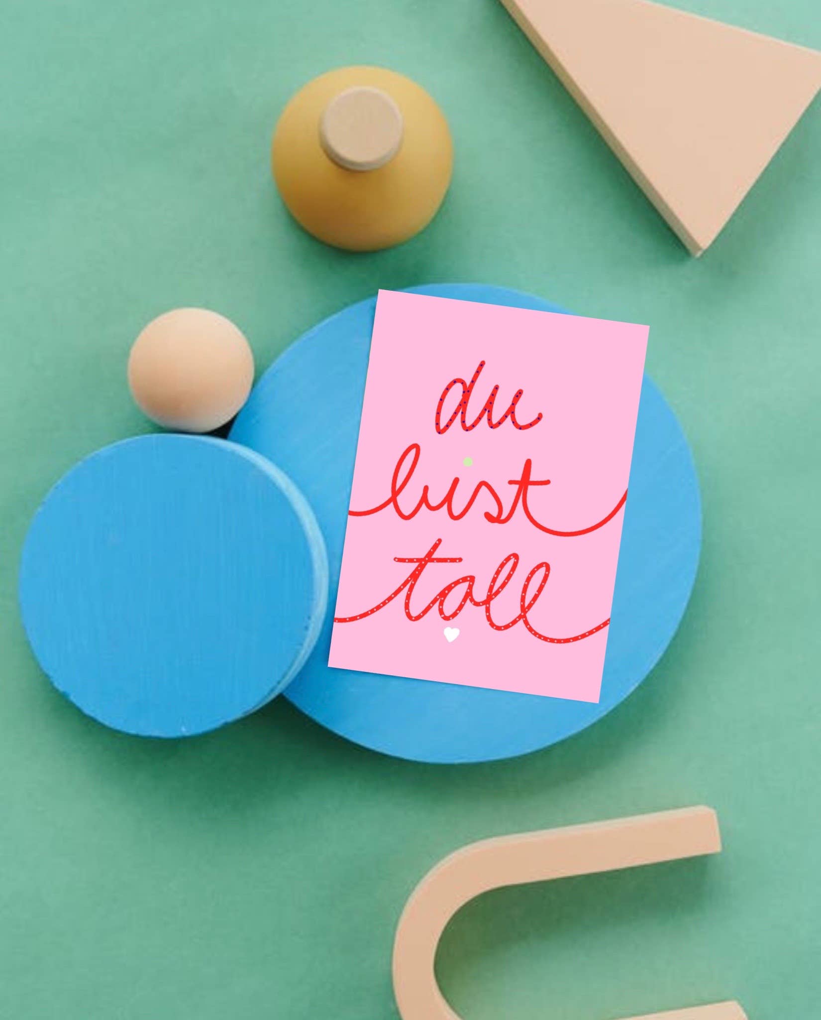 Postkarte *du bist toll*