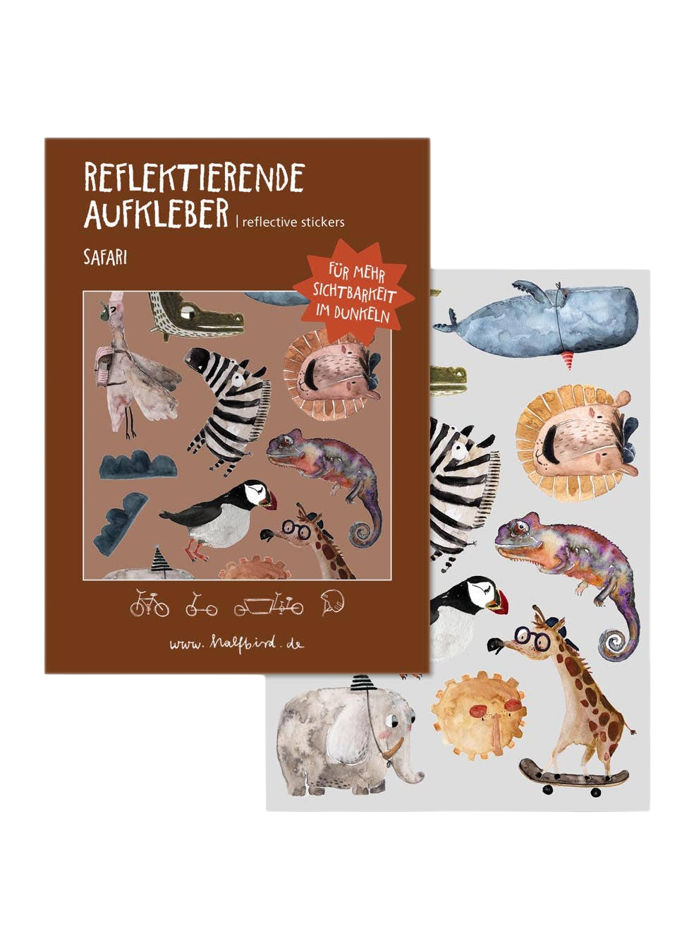 Reflektierende Aufkleber "Safari"