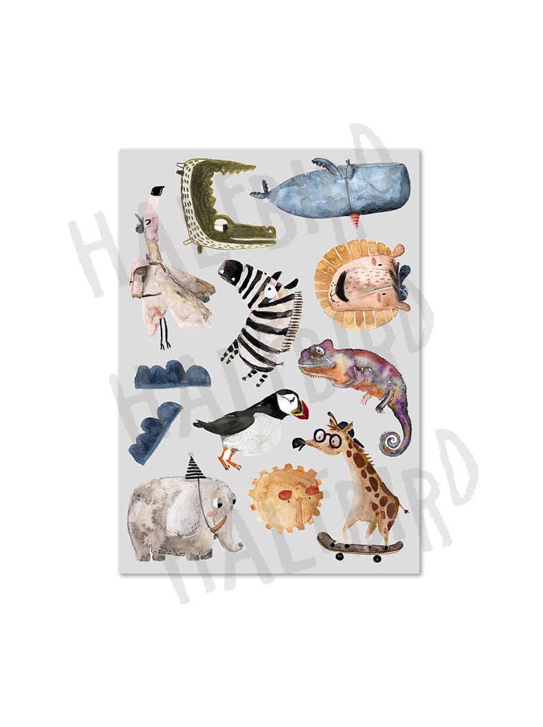 Reflective stickers "Safari"