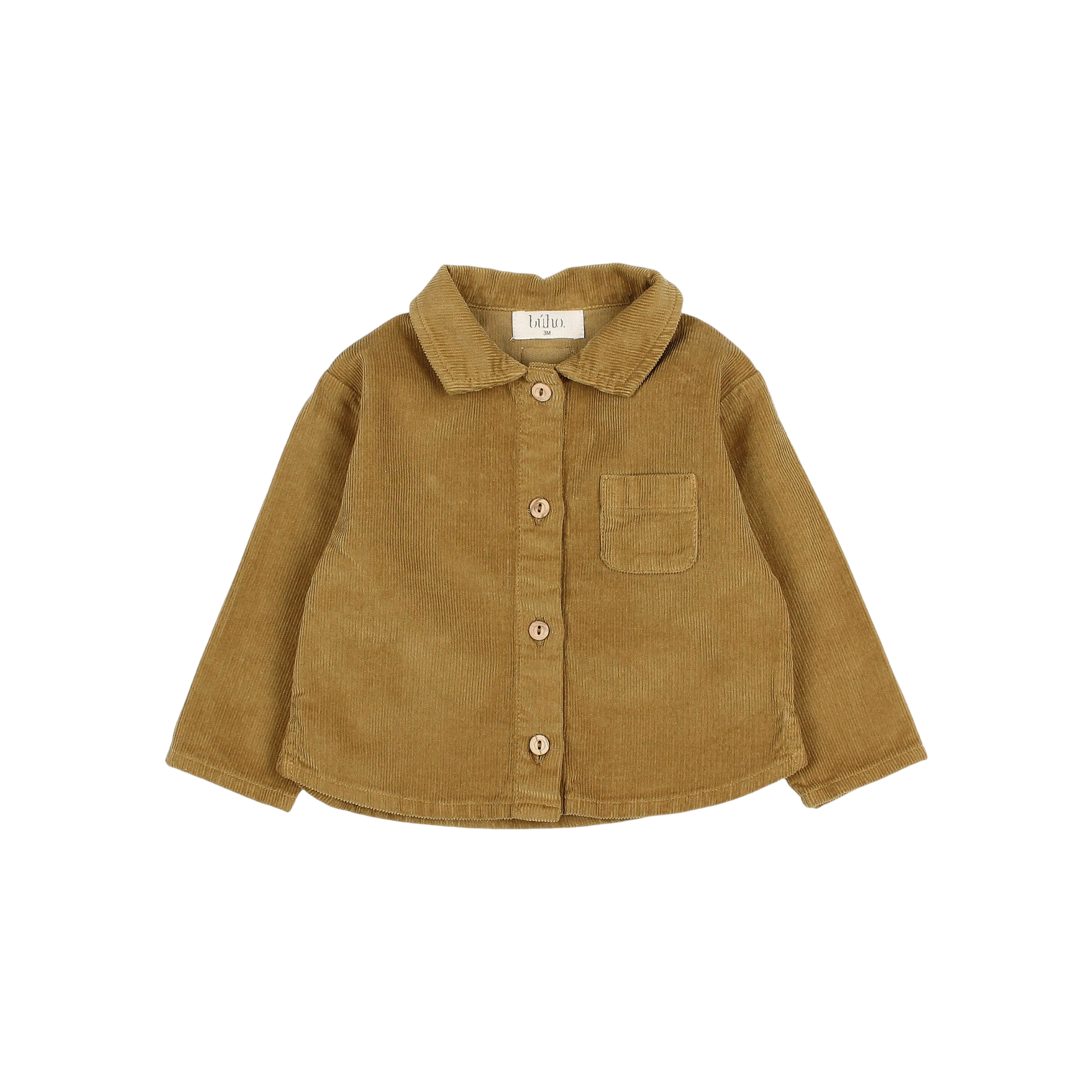 Baby Bluse Soft Velour Ocre
