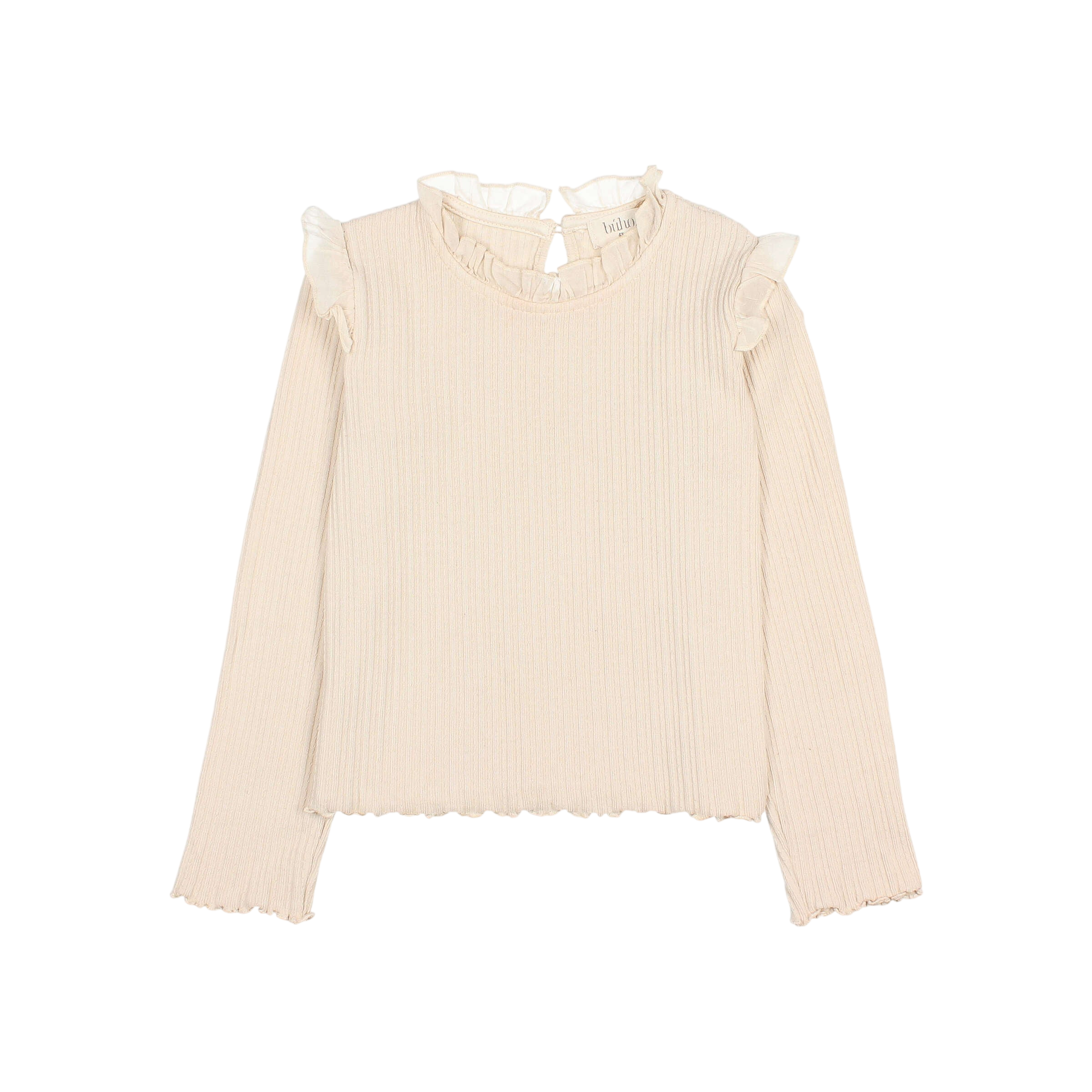 T-shirt à manches longues Warm Rib Ivory