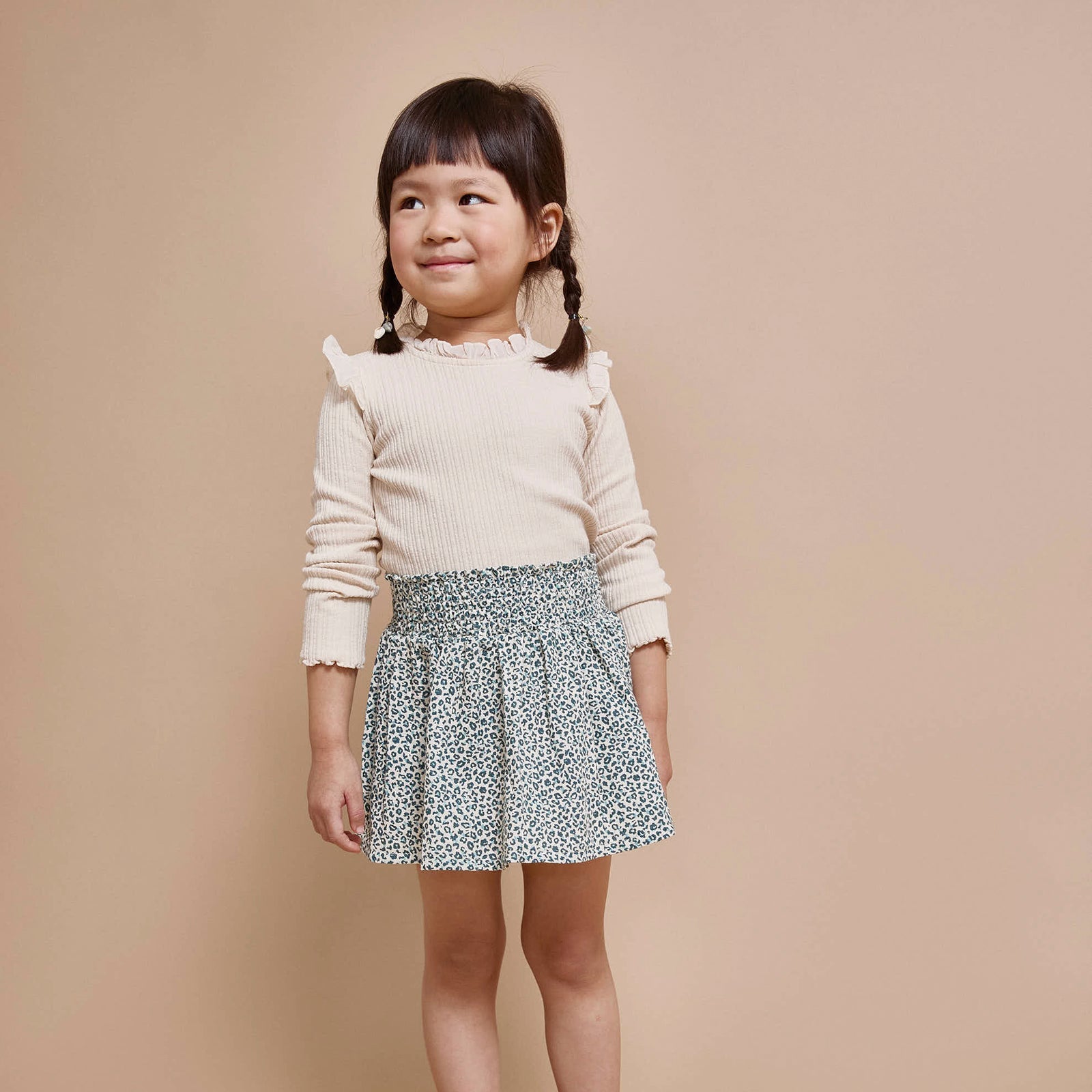 Langarmshirt Warm Rib Ivory