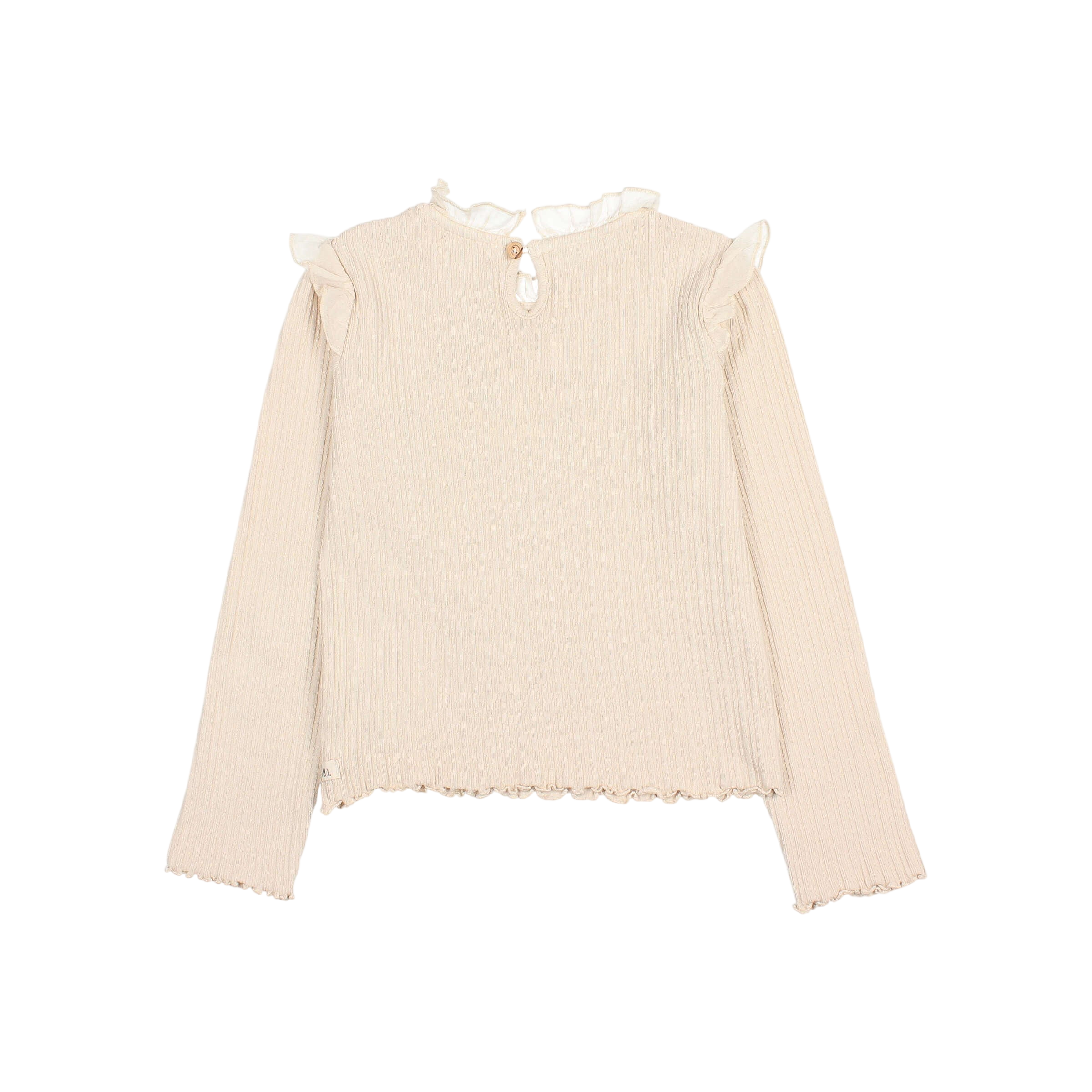 Langarmshirt Warm Rib Ivory