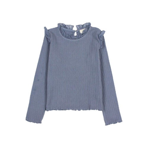 T-shirt à manches longues Warm Rib Artic Blue