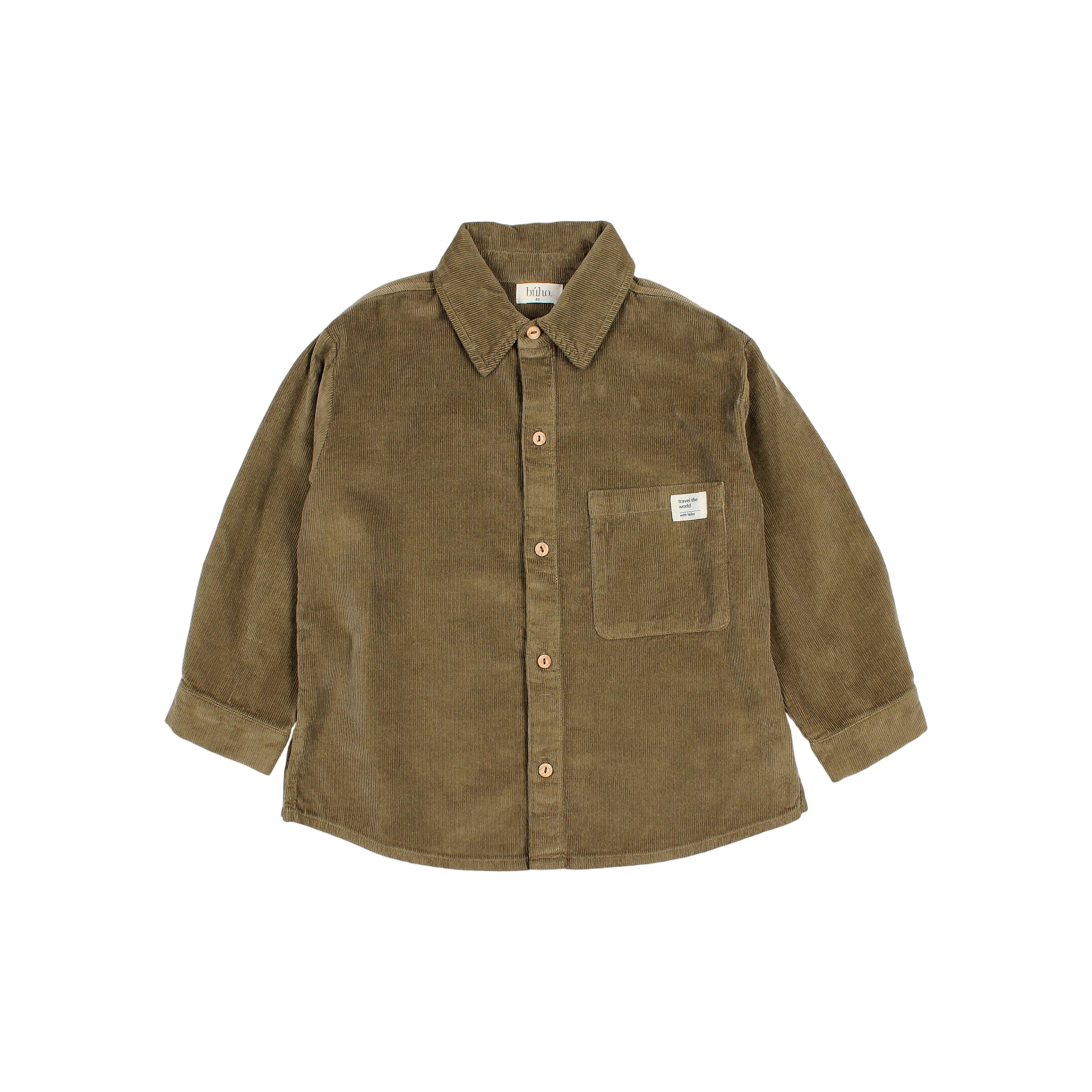 Shirt Soft Velour Khaki