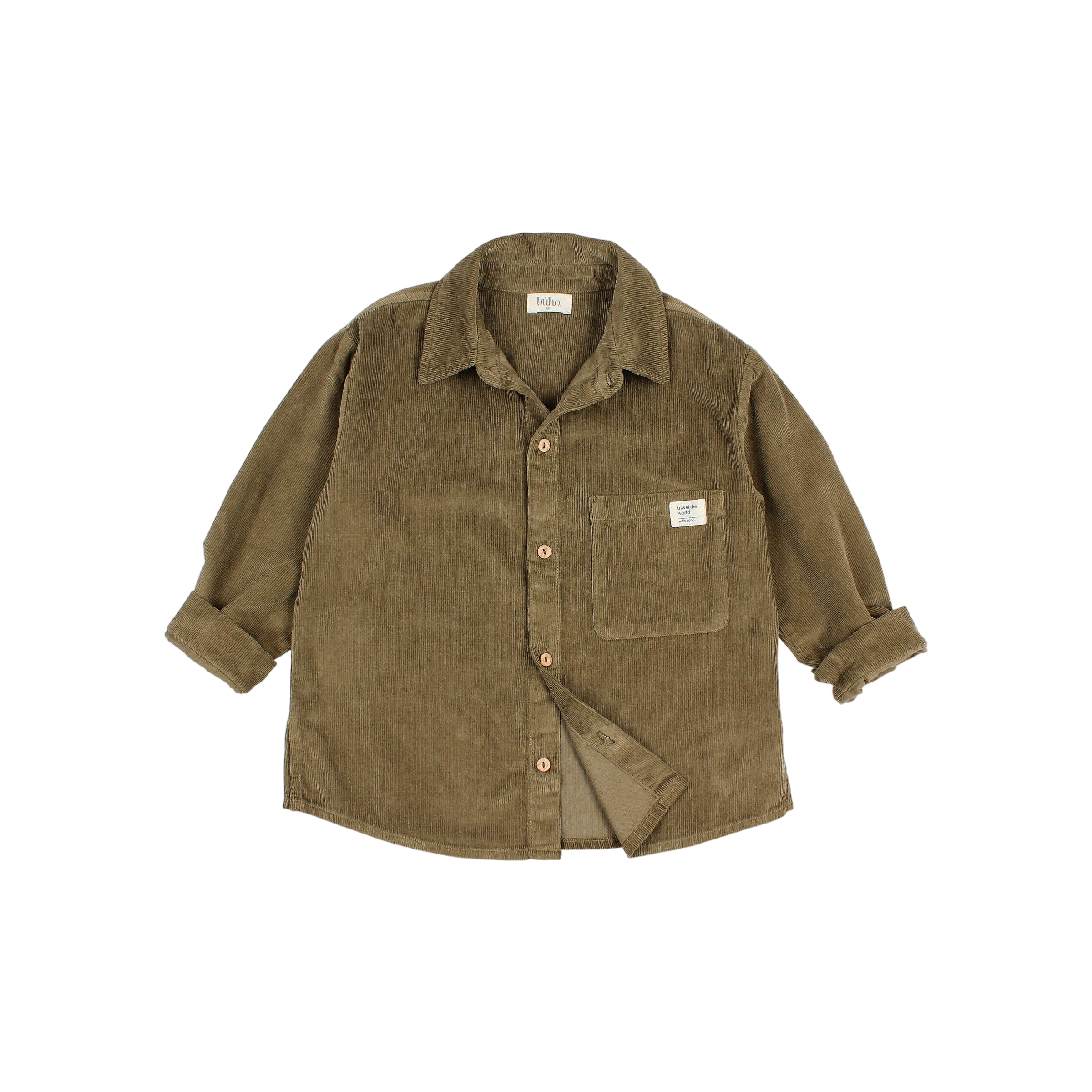 Shirt Soft Velour Khaki