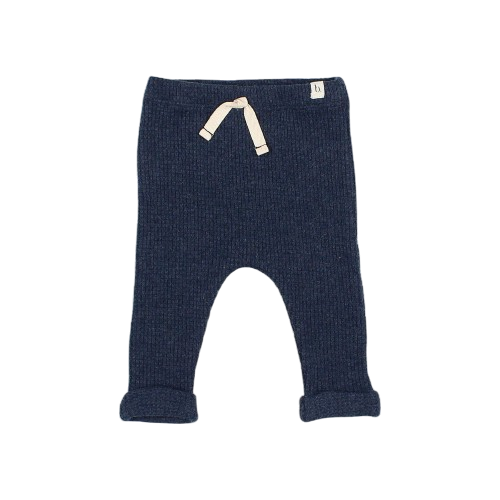 Baby Leggings Waffle Navy
