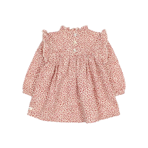 Baby Kleid Speckle Burgundy