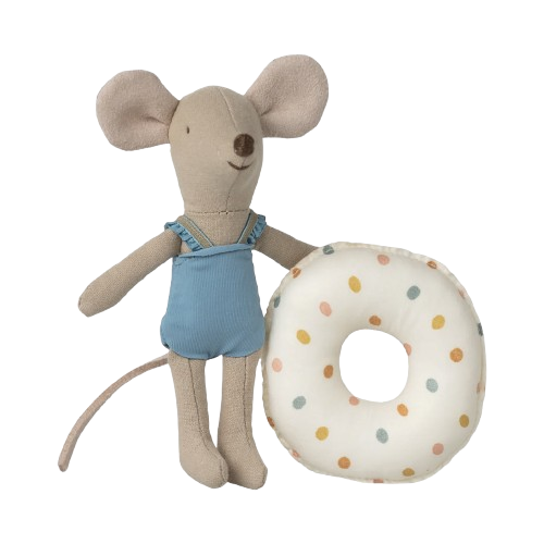 Maileg Maus kleine Schwester mit Schwimmring