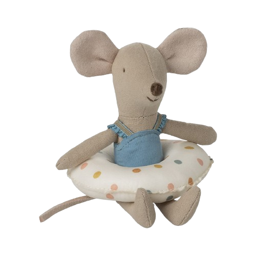 Maileg Maus kleine Schwester mit Schwimmring