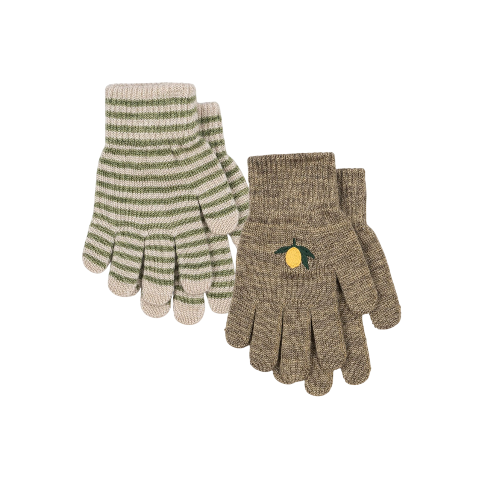 Filla Lemon/Stripe Gloves, set of 2