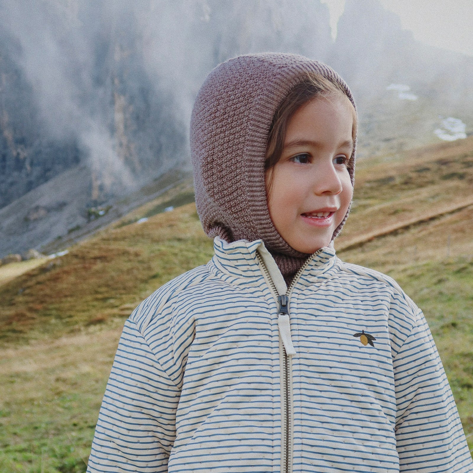 Balaclava Fruity Bunny Brown Melange