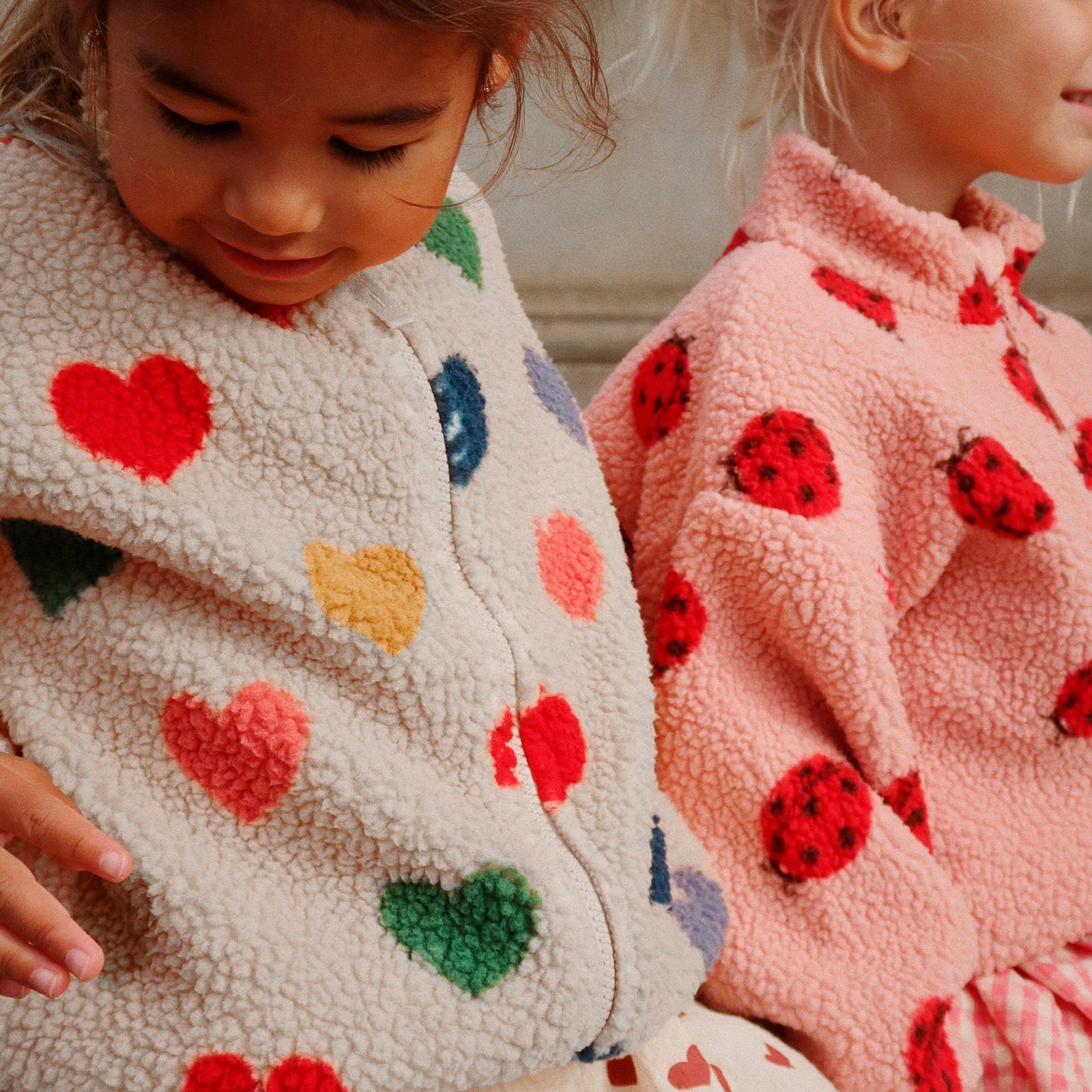 Veste Jody Teddy Bon Cœur Coloré