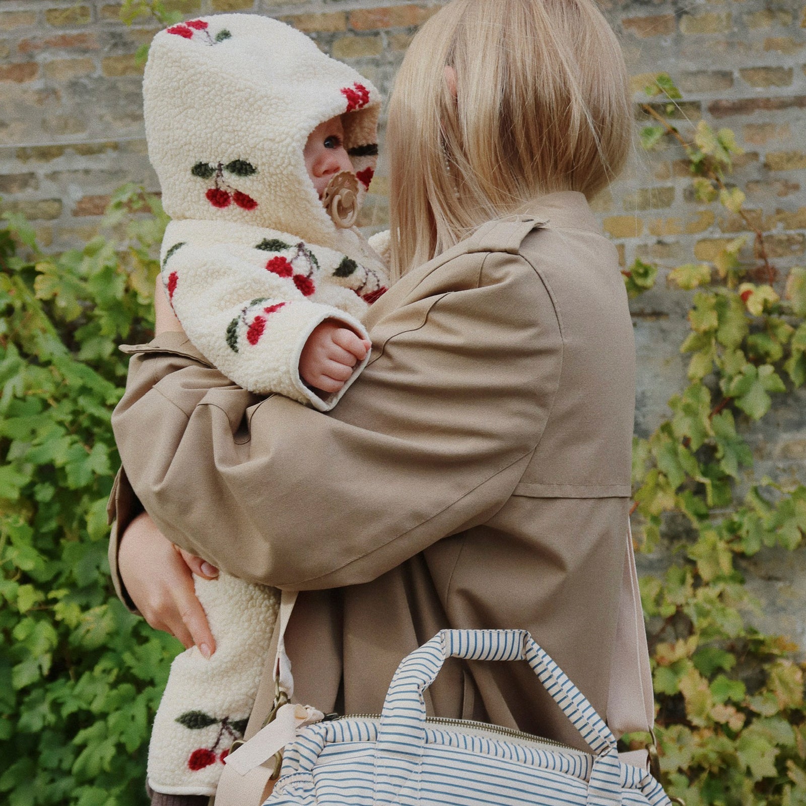 Combinaison bébé Jody Teddy Ma Grande Cerise