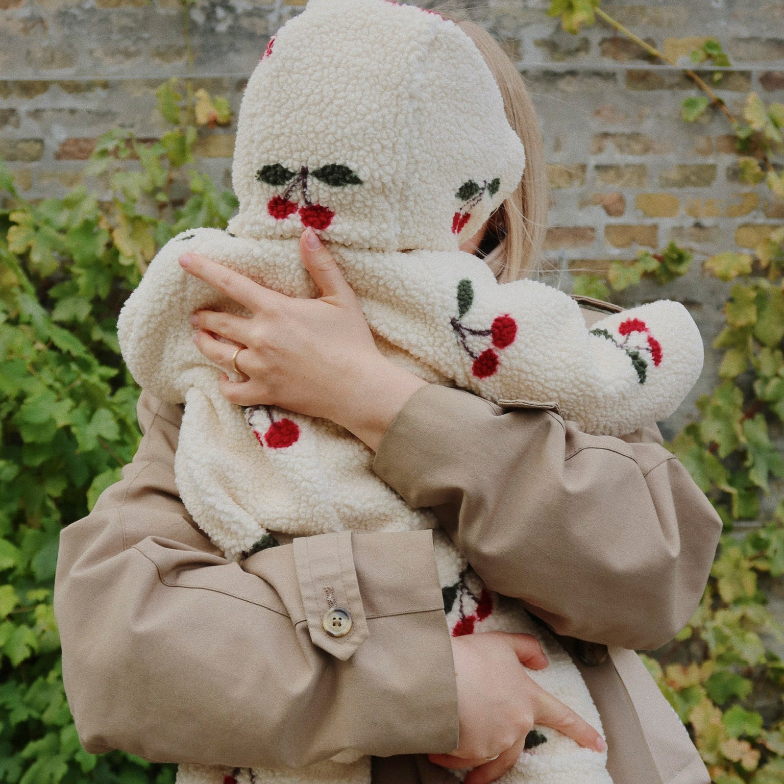 Combinaison bébé Jody Teddy Ma Grande Cerise